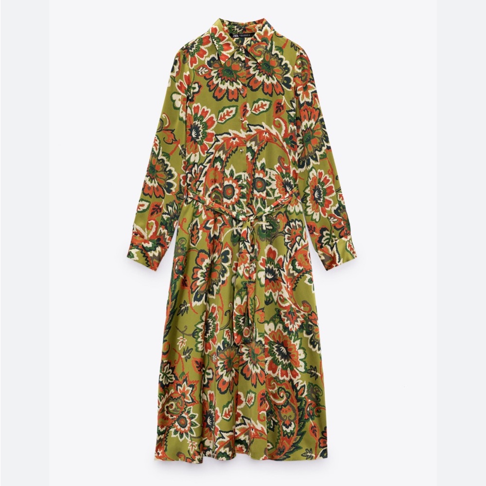 ZARA dress size L 20" pit to pit